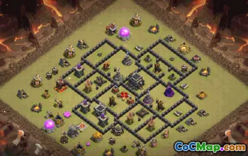 Best TH9 Clash of Clans Base Layouts to Copy #34762