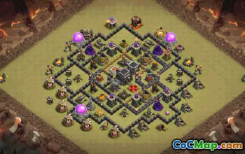Top TH9 Base Layouts & Maps for Clash of Clans #34791