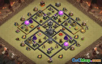 Top TH9 Base Layouts with Copy Links #34792