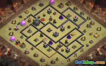 Top Town Hall 9 Clash of Clans Base Layouts #34798