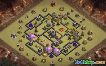 Copy TH9 Base Layouts for Clash of Clans #34851