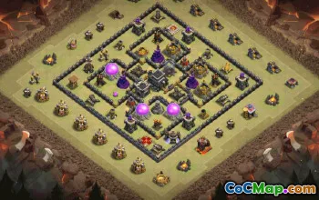Top Town Hall 9 Base Layouts with Link #34854
