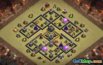 Top Town Hall 9 Base Layouts for Clash of Clans #34901