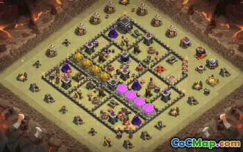 Top Town Hall 9 Base Layouts for Clash of Clans #35046