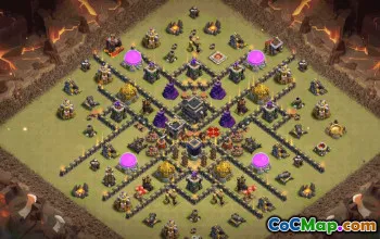 Top Town Hall 9 Clash of Clans Base Layouts #35048