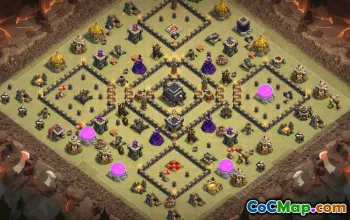 Top Town Hall 9 Base Layouts for Clash of Clans #35050