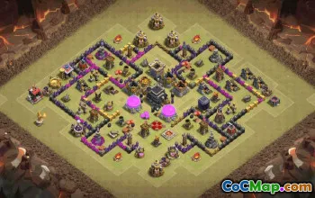 Top Town Hall 9 Base Layouts with Link #35406