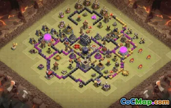 Top TH9 Clash of Clans Base Layouts #35408