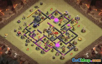Top TH9 Base Layouts for CoC Clans #35410