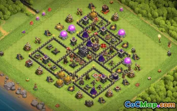 Top Town Hall 9 Base Layouts with Copy Link #35441