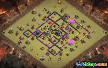 Top Town Hall 9 Base Layouts & Maps #35455