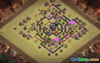 Top TH9 Base Layouts with Copy Links #35457