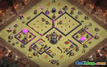 Top TH9 Base Layouts with Copy Links #35461