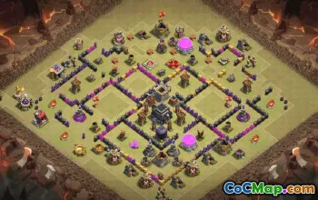 Best Town Hall 9 Base Layouts & Links #35462