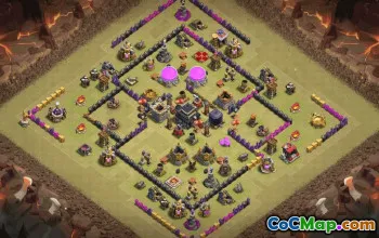 Top Town Hall 9 Base Layouts with Copy Links #35463