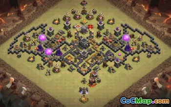Ultimate TH9 Clash of Clans Base Layouts #35469