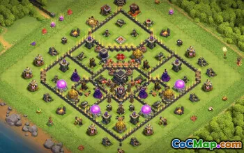 Town Hall 9 Copy Base Layouts for Clash of Clans #35483