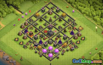 Best Town Hall 9 Base Layouts with Copy Link #35486