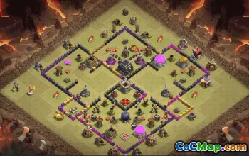 Town Hall 9 Copy Base Layouts for Clash of Clans #35575