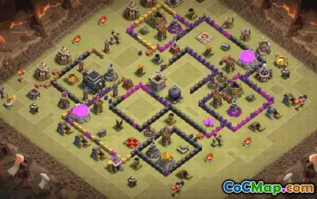 Top TH9 Base Layouts with Copy Links #35577