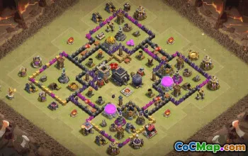 Top CoC TH9 Base Layouts & Map Links #35578