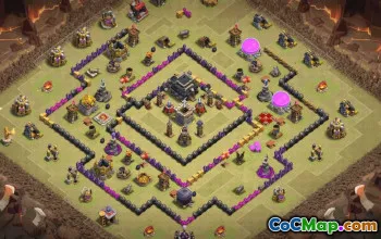 Top Town Hall 9 Base Layouts & Links #35579