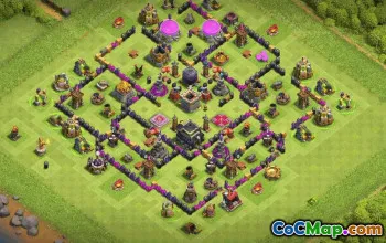 Top Town Hall 9 Base Layouts for Clash of Clans #35580