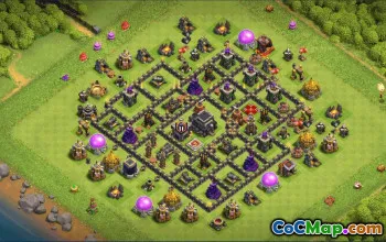 Top TH9 Clash of Clans Base Layouts with Link #35594