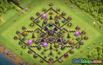 Top Town Hall 9 Base Layouts for Clash of Clans #35596