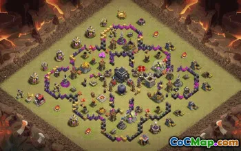 Top Clash of Clans Town Hall 9 Base Layouts #35611