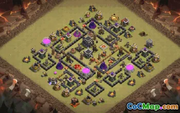 Top Town Hall 9 Base Layouts with Copy Links #35641