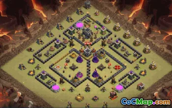 Copy Town Hall 9 Base Layouts with Link #35642