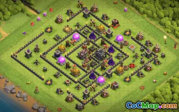 Top Town Hall 9 Base Layouts with Link #35708