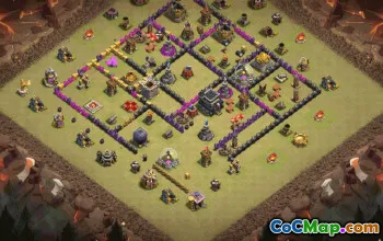 Top TH9 Base Layouts with Copy Links #35711