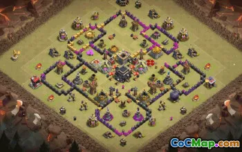 Copy Town Hall 9 Base Layouts for Clash of Clans #35715