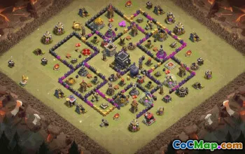 Top TH9 Clash of Clans Base Layouts with Links #35717