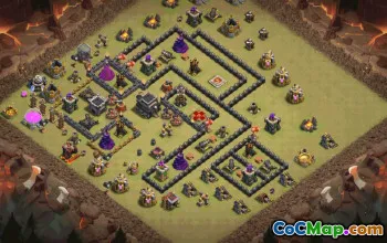 Top Town Hall 9 Base Layout for Clash of Clans #35738