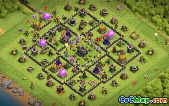 Top Town Hall 9 Base Layouts with Link #35763