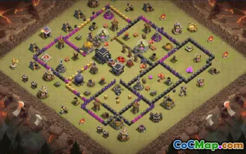Top Town Hall 9 Clash of Clans Base Layouts #35773