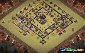 Top Town Hall 9 Base Layouts with Copy Link #35781