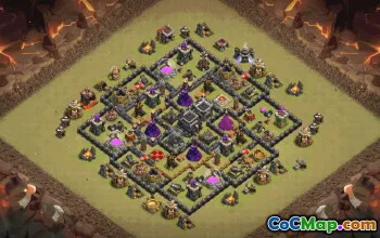 Top Town Hall 9 Base Layouts with Copy Link #35817