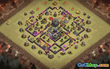 Best Town Hall 9 Base Layouts for CoC #35864
