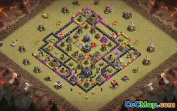 Top Town Hall 9 Base Layouts for Clash of Clans #35865