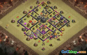 Best TH9 Clash of Clans Base Layouts #35867