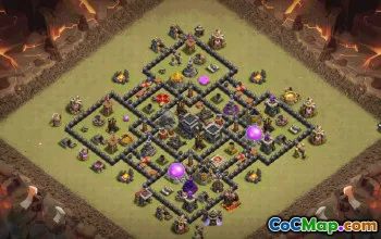 Top TH9 Base Layouts with Copy Links #35869