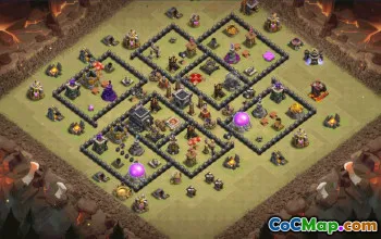 Top TH9 Base Layouts for Clash of Clans #35878