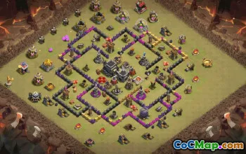 Best Town Hall 9 Base Layouts for Clans #35891