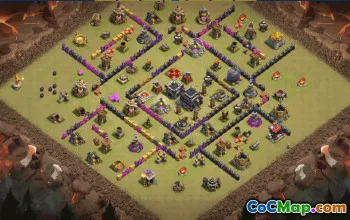 Top Town Hall 9 Base Layouts with Copy Links #35892