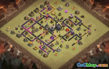 Top Town Hall 9 Base Layouts for Clash of Clans #35916