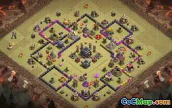 Top Town Hall 9 Base Layouts with Copy Link #35920
